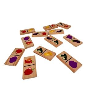 Dominos Wooden Puzzle - Vegetables