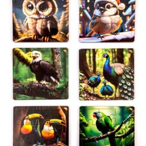 WoodyBugz Birds Wooden Puzzle