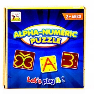WoodyBugz Alpha-Numeric Puzzle Set