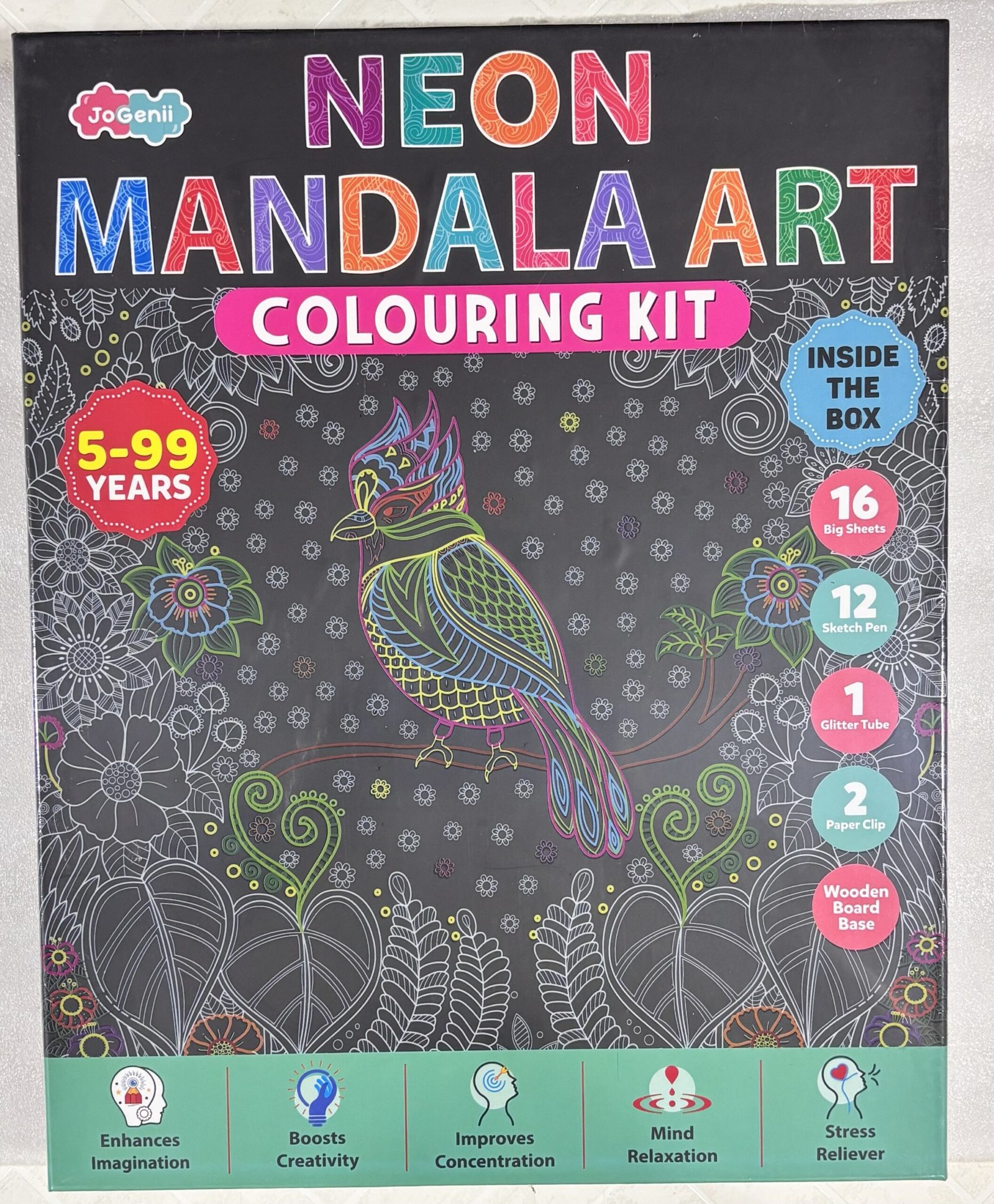 JoGenii Neon Mandala art - Image 2