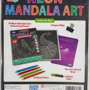 JoGenii Neon Mandala art